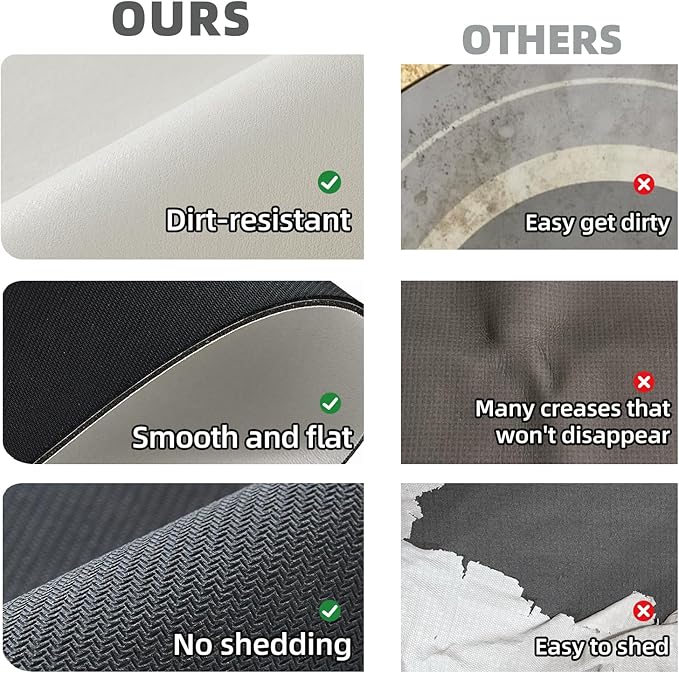 White Bath Mat, Bathroom Rugs Non Slip Washable Thin Absorbent Quick Dry Bath Mat Fits Under Door Bathroom Floor Mat Perfect for Bath, Shower, or Sink 20"x30" White