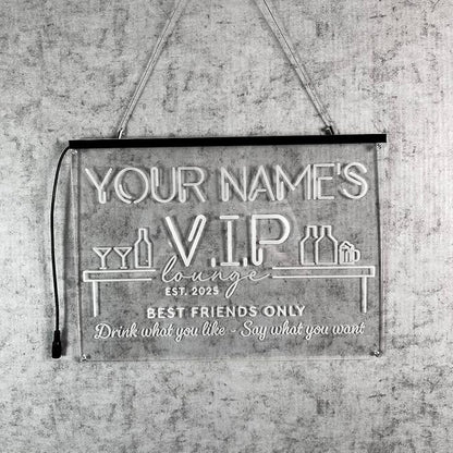 Personalized Bar Signs with Your Name for home wall light up with personalized pub name, man cave accessories, beer themed neon customizable lighted sign