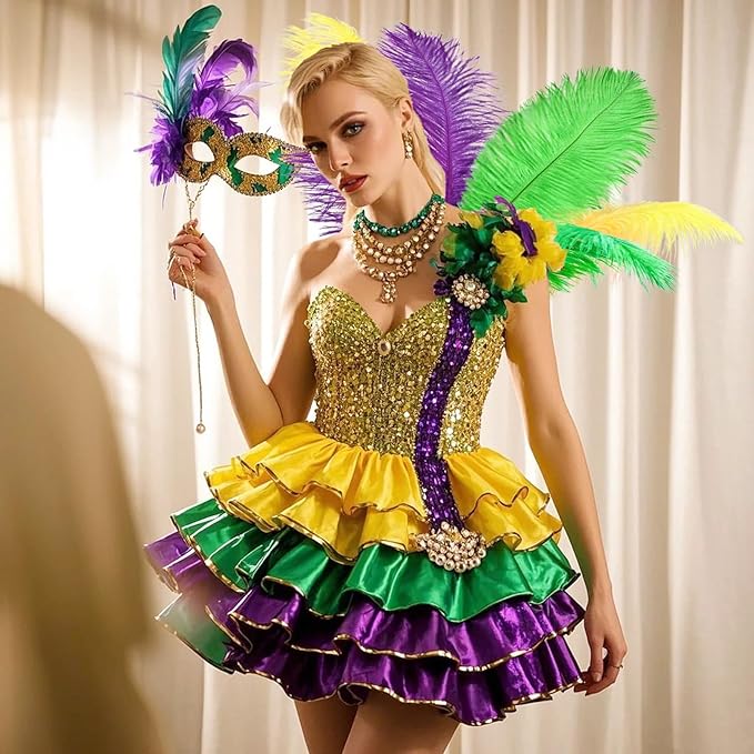 THARAHT Mix Colour Ostrich Feathers 12pcs Natural Bulk 10-12Inch 25cm-30cm for Wedding Party Centerpieces Easter Gatsbi and Home Decoration Feathers