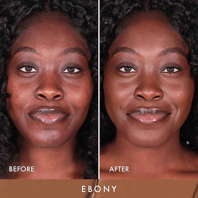 Wander Beauty Dualist Matte and Illuminating Concealer Makeup - Ebony - Dual-Ended Matte & Liquid Concealer Stick - Full Coverage Formula to Brighten, Firm & Hydrates Under Eyes - 0.28 fl oz