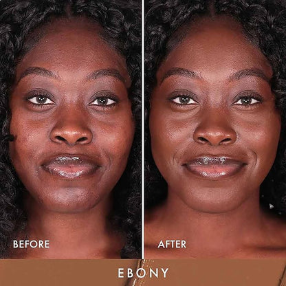 Wander Beauty Dualist Matte and Illuminating Concealer Makeup - Ebony - Dual-Ended Matte & Liquid Concealer Stick - Full Coverage Formula to Brighten, Firm & Hydrates Under Eyes - 0.28 fl oz