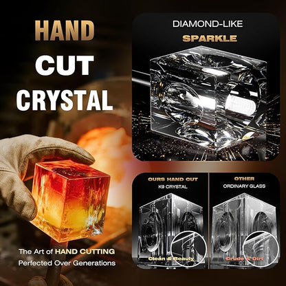 Dining Room Light Fixture,Modern Crystal Chandeleirs Semi Flush Mount Ceiling Light Fixture,Black Metal Crystal Pendant Light for Kitchen Island Farmhouse Dining Room,Living Room (10-Lights)