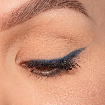 Waterproof Eyeliner Pencil - Vegan Hypoallergenic Gel Eyeliner for Sensitive Eyes - Smudge Proof Blue