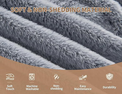 Round Ottoman Foot Rest for Couch 20"x15" Foot Stool Ottoman Pouf with Foam Chunk Filling Small Ottomans Foot Stools Poufs for Living Room Dark Grey Poof Hassocks and Ottomans Soft Foot Rest for Chair