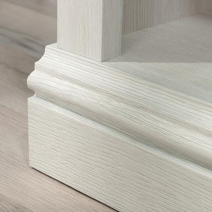 Sauder 3 Tier Book Shelf Wooden Bookcase Multipurpose Bookshelf for Home Office, Living Room, in Glacier Oak