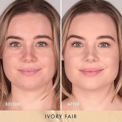 Wander Beauty Dualist Matte and Illuminating Concealer Makeup - Ivory Fair - Dual-Ended Matte & Liquid Concealer Stick - Full Coverage Formula to Brighten, Firm & Hydrates Under Eyes - 0.28 fl oz