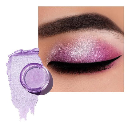 Oulac Cream Eyeshadow also for Highlighter Large Capacity Highly Pigmented Eye Shadow Waterproof &Long Lasting with Moisturizing Formula 04