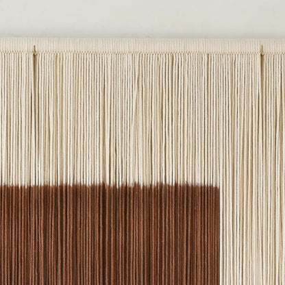 Macrame Wall Hanging Large Dip Dye Tapestry Fiber Wall Art Boho Bedroom Décor 57''W*35''L