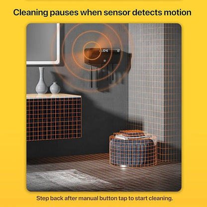 Bloom Wall Toothbrush Holder for Bathrooms, Toothbrush Sanitizer, Strong 3M Adhesive, Time Display, Long-Lasting Charge, 5 Slots for Any Size Toothbrush, Black