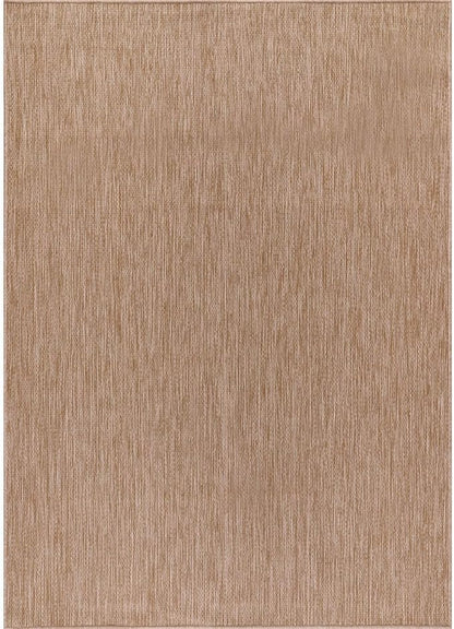 Washable Indoor Outdoor Rug 6x9 Weather Resistant Area Rugs Modern Solid Jute Rug for Porch Deck Balcony Backyard Patio Outside Carpet (6 X 9 Jute Beige)