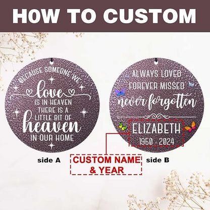 ASTARIN 36" Large Deep Tone Personalized Sympathy Wind Chimes, Memorial Wind Chime for Loss of Mother Father Loved One, Bereavement Gifts Decor Outdoor Patio Garden Graveyard