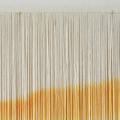 Flber Macrame Wall Hanging Extra Large Dip-Dyed Coastal Tapestry Boho Wall Decor for Living Room Bedroom Above Couch 57" W x 35" L