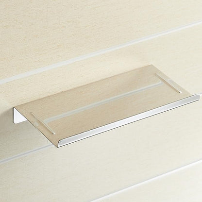 Wall Mount Stainless Steel Bathroom Toilet Small Phone Holder Phone Shelf, Anti-Slip Style and Chrome Mirror Polished