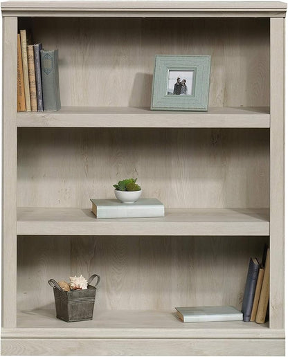 Sauder Miscellaneous Storage 3-Shelf Bookcase/ book shelf, Chalked Chestnut finish