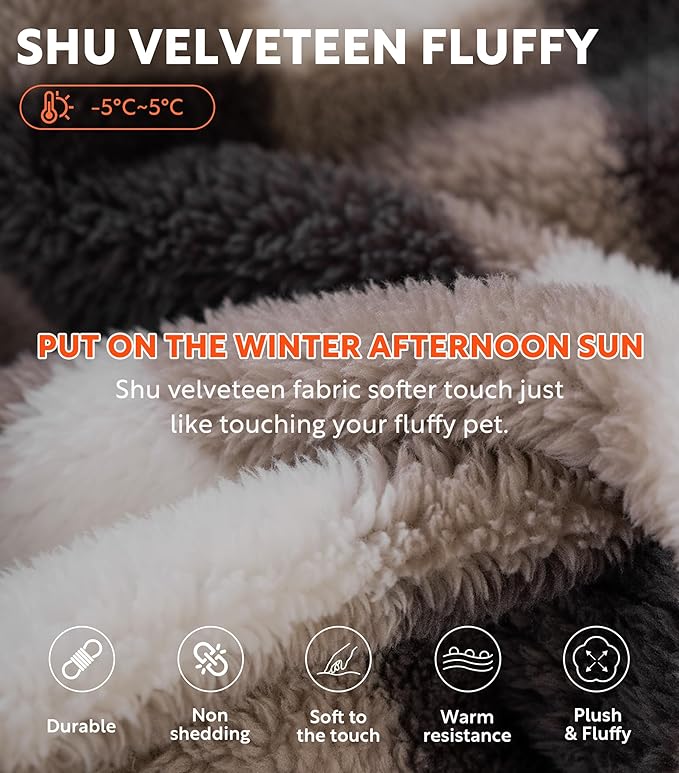 DAVID ARCHY Men's Soft Fleece Plush Robe Full Length Long Bathrobe