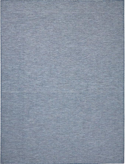Nourison Positano Indoor-Outdoor Navy Blue 9' x 12' Area Rug, Easy Cleaning, Non Shedding, Bed Room, Living Room, Dining Room, Backyard, Deck, Patio (9x12)