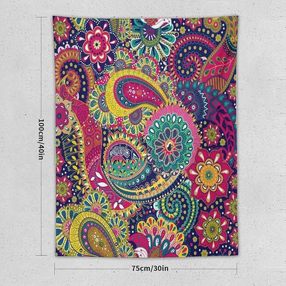 ICMOLYYENLO Tropical Green Plant Tapestry, Green Palm Leaves Natural Landscape Print Wall Tapestry for Bedroom Living Room Dormitory 40x60 Inch