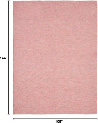 Nourison Home Positano Indoor/Outdoor Rainbow 9' x 12' Area Rug, Easy Cleaning, Non Shedding, Bed Room, Living Room, Dining Room, Backyard, Deck, Patio (9x12)