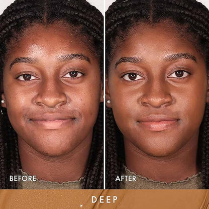 Wander Beauty Dualist Matte and Illuminating Concealer Makeup - Deep - Dual-Ended Matte & Liquid Concealer Stick - Full Coverage Formula to Brighten, Firm & Hydrates Under Eyes - 0.28 fl oz