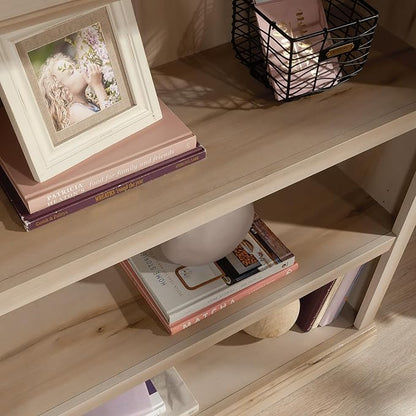 Sauder Miscellaneous Storage 3-Shelf Display Bookcase, Pacific Maple Finish