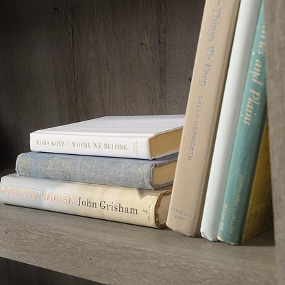 Sauder Miscellaneous Storage 3-Shelf Bookcase/ Book shelf, Mystic Oak finish