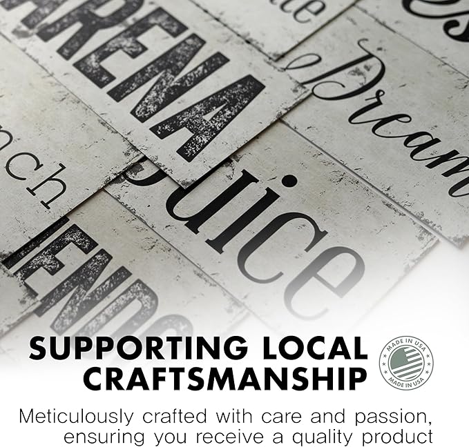 Rustic Custom Metal Sign - Custom Sign for Indoor or Outdoor Use (Rustic Black Border)