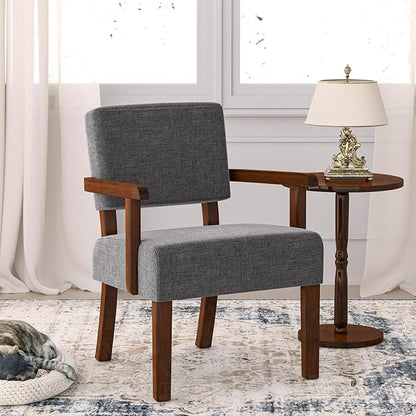 Oversize Accent Chair with Soft Seat and Armrests for Living, Dinning, Bedroom, Reading, Waiting Room