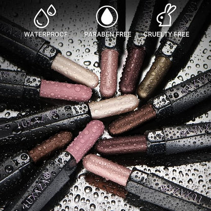 6PCS Cream Eyeshadow Stick Makeup Sets, Metallic And Matte Shimmer Eye Shadow Eye Brightener Stick Pencil Crayon, A06-Pink Neutral