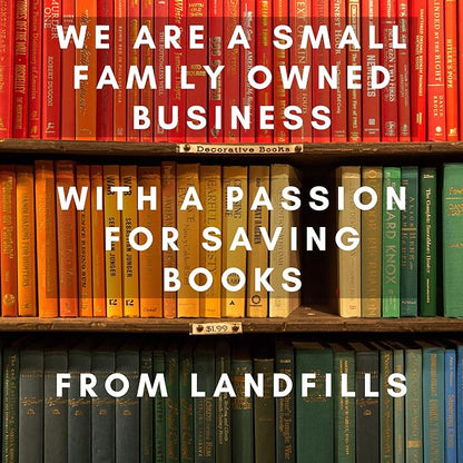 Curated Decorative Books Hardcover Décor Books for Home Décor, Choose Color, Interior Design, Office, Wedding Display, Instant Library, or Staging (Lime Green, Half Foot)