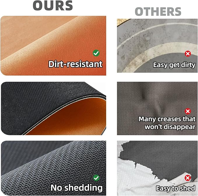 Toilet Rug, Thin Toilet Rugs U Shaped Washable Non Slip Absorbent Quick Dry Low Pile Toilet Mat, 20"x24" U Shape Orange