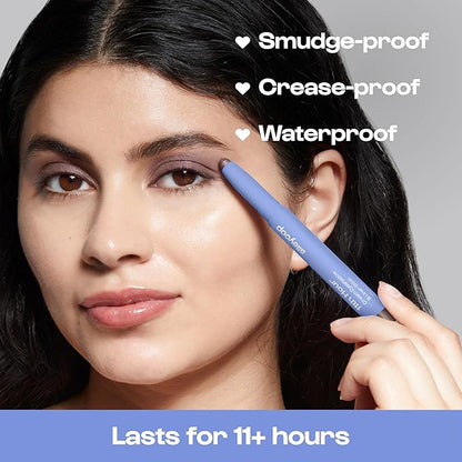 ALLEYOOP 11th Hour Waterproof Cream Eyeshadow Stick ?€? Long-Lasting Eye Shadow Pencil & Eyeliner, Cream to Powder Stick & Highlighter ?€? Smudge-Proof Eyeshadow Shimmer, Plum Up Shimmer