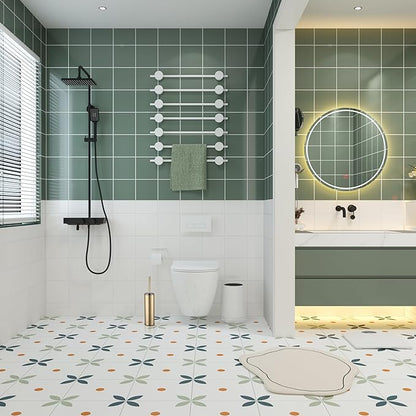 Toilet Brush and Holder Set Premium Material Toilet Bowl Cleaner Free Standing Toilet Bowl Brush and Holder Gold