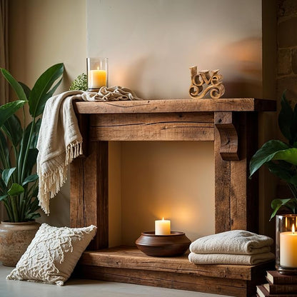 Decozen Gifts for Mom - Wooden Love Letters Sculpture - Mother's Day Birthday Gifts, Home, Office, Living Room, Shelf, Fireplace, Farmhouse, Tabletop, Boho and Mantle Decor - Mothers Day Decorations