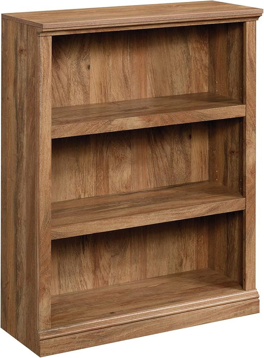 Sauder Miscellaneous Storage 3-Shelf Bookcase/ Book shelf, Sindoori Mango finish