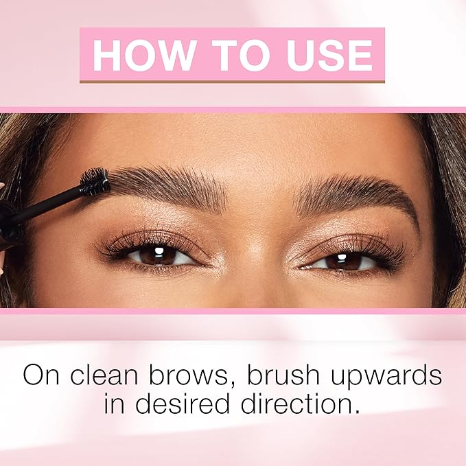 Ardell Brow Glue Taupe with Styling Brush ?€? Tinted Eyebrow Gel for Lamination Lift, All-Day Extreme Hold Brow Gel for Defined & Fluffy Brows, 0.35 oz