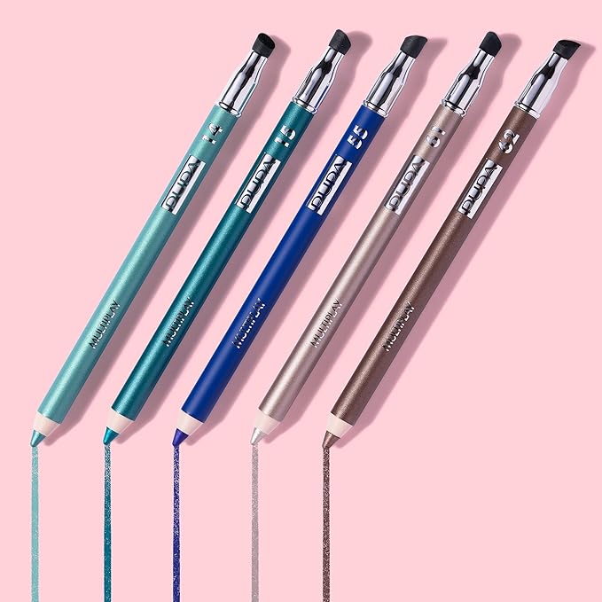 Pupa Milano Multiplay Eye Pencil - Creamy, Blendable Eyeliner With Smudge Tip - Create Long Wearing, Glamorous Intensity - Smooth, Lasting Color Liner For Waterline Or Lid - 03 Pearly Sky - 0.04 Oz