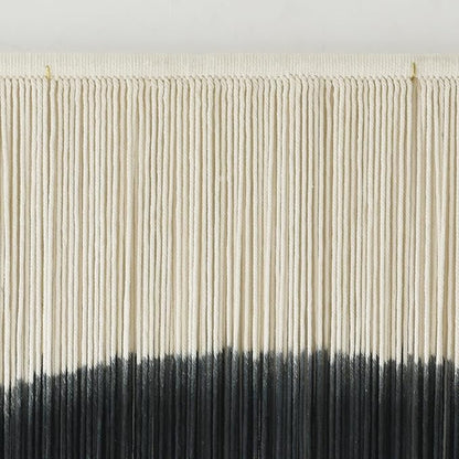 Flber Tie-Dye Macrame Wall Hanging Large Bohemian Yarn Tapestry Macrame Home Décor, 57''W*35''L