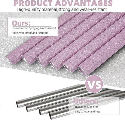 Wind-Chimes-Outdoor-Deep-Tone, Large Soothing Melodic Tones Windchimes, Wind Chimes for Outside, Memorial Wind Chime Best Gift for Mom Women Grandma Neighbors(32" Pink Coated Aluminum)