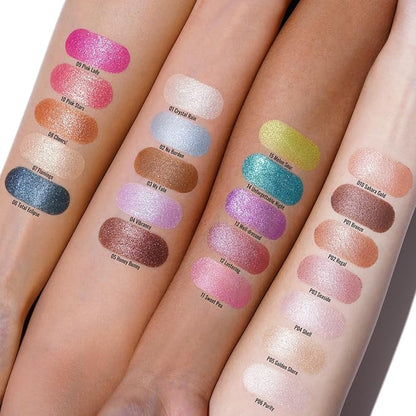 Oulac Matte Eyeshadow - Black Matte Finish Blendable Smokey Eye, Waterproof & Longwear Up to 12H Intense Color for Halloween Makeup, Goth Makeup