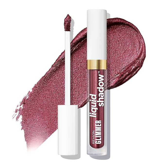 REVLON Glimmer Liquid Shadow, Smudge-Proof Shimmer Eyeshadow Makeup, Long Lasting, High Pigment, 205 In Your Orbit