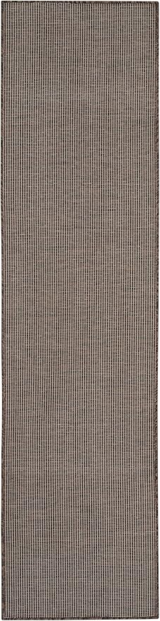 Nourison Home Positano Natural 2' x 6' Area Rug Easy Clean, Non Shedding, Bed Room, Living Room, Dining Room, Kitchen (6' Runner)