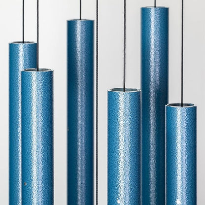 Corinthian Bells by Wind River - 50 inch Sky Blue Wind Chime for Patio, Backyard, Garden, and Outdoor Decor (Aluminum Chime) Made in The USA