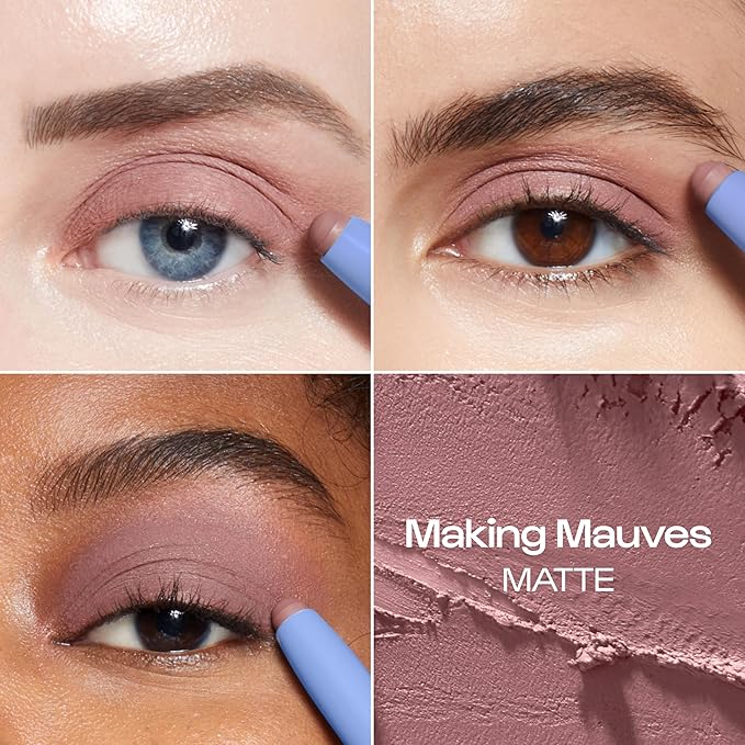 ALLEYOOP 11th Hour Waterproof Cream Eyeshadow Stick ?€? Long-Lasting Eye Shadow Pencil & Eyeliner, Cream to Powder Stick & Highlighter ?€? Smudge-Proof Eyeshadow Matte, Making Mauve Matte