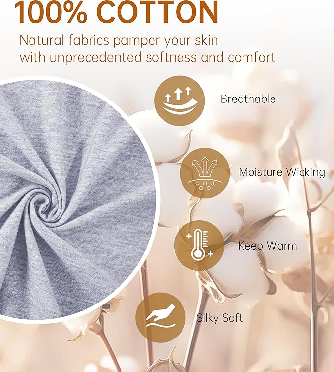 COLORFULLEAF Men's Bathrobes 100% Cotton Soft Comfort Breathable Short Sleeve Summer Kimono Mens Lightweight Robe