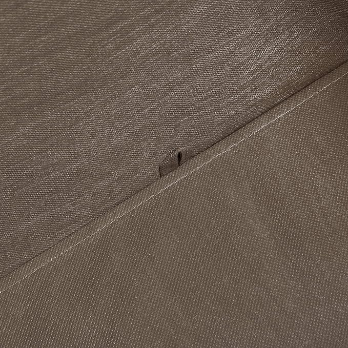 Amazon Basics Collapsible Cube Storage Organizer Bins, 6-Pack, 10.5 x 10.5 x 11 inches, Taupe