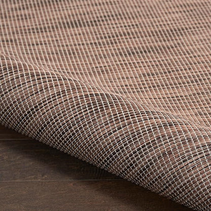 Nourison Positano Indoor-Outdoor Natural 9' x 12' Area Rug, Easy Cleaning, Non Shedding, Bed Room, Living Room, Dining Room, Backyard, Deck, Patio (9x12)