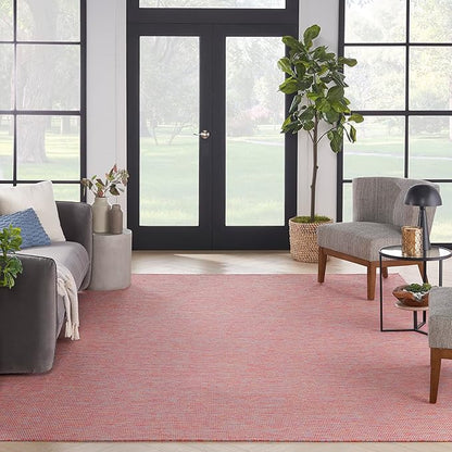 Nourison Home Positano Indoor/Outdoor Rainbow 9' x 12' Area Rug, Easy Cleaning, Non Shedding, Bed Room, Living Room, Dining Room, Backyard, Deck, Patio (9x12)