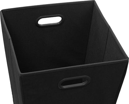 Simple Houseware Foldable Closet Laundry Hamper Basket, Black
