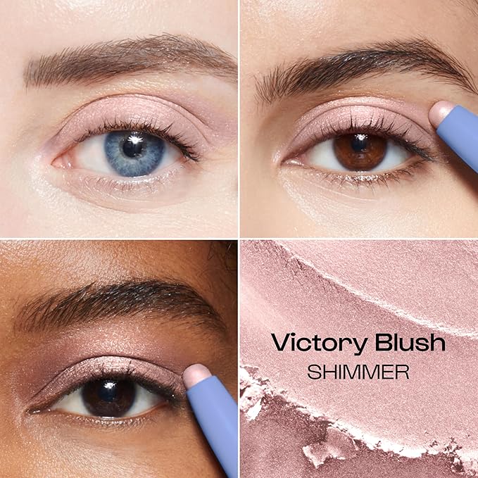 ALLEYOOP 11th Hour Waterproof Cream Eyeshadow Stick ?€? Long-Lasting Eye Shadow Pencil & Eyeliner, Cream to Powder Stick & Highlighter ?€? Smudge-Proof Eyeshadow Shimmer, Victory Blush Shimmer