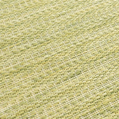 Adiva Rugs Outdoor Indoor Area Rug, Weather Resistant, Easy to Clean, Stain Resistant Floor Mat for Dining Room, Backyard, Deck, Patio (Olive Weiss, 2'6" x 7')